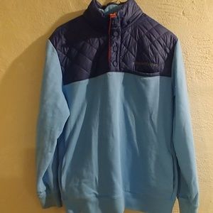 Vineyard Vines Men's quilted 1/4 button pullover